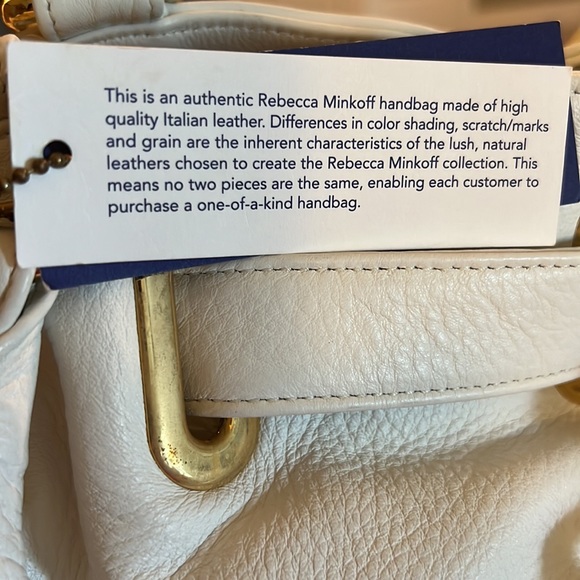 Rebecca Minkoff Authentic white Leather. Original duster included. - Picture 9 of 9